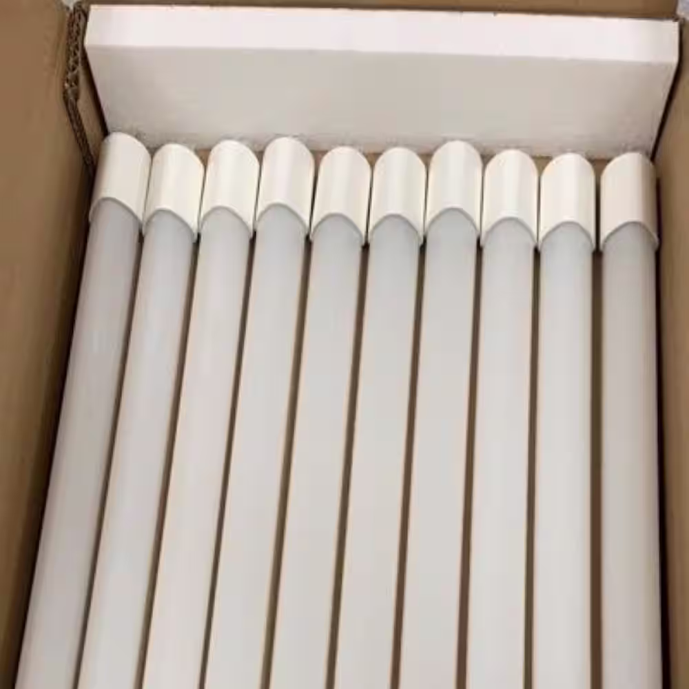 toggled 16-Watt 48 in. Linear T8 or T12 LED Tube Light Bulb, Soft White 3000K (30-Pack)