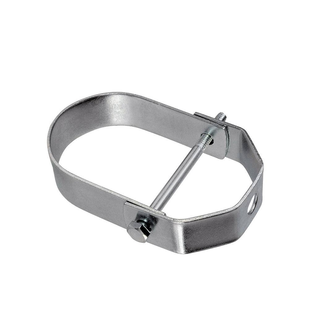 The Plumber's Choice 18 in. Clevis Hanger for Vertical Pipe Support in Standard Electro Galvanized Steel (5-Pack)