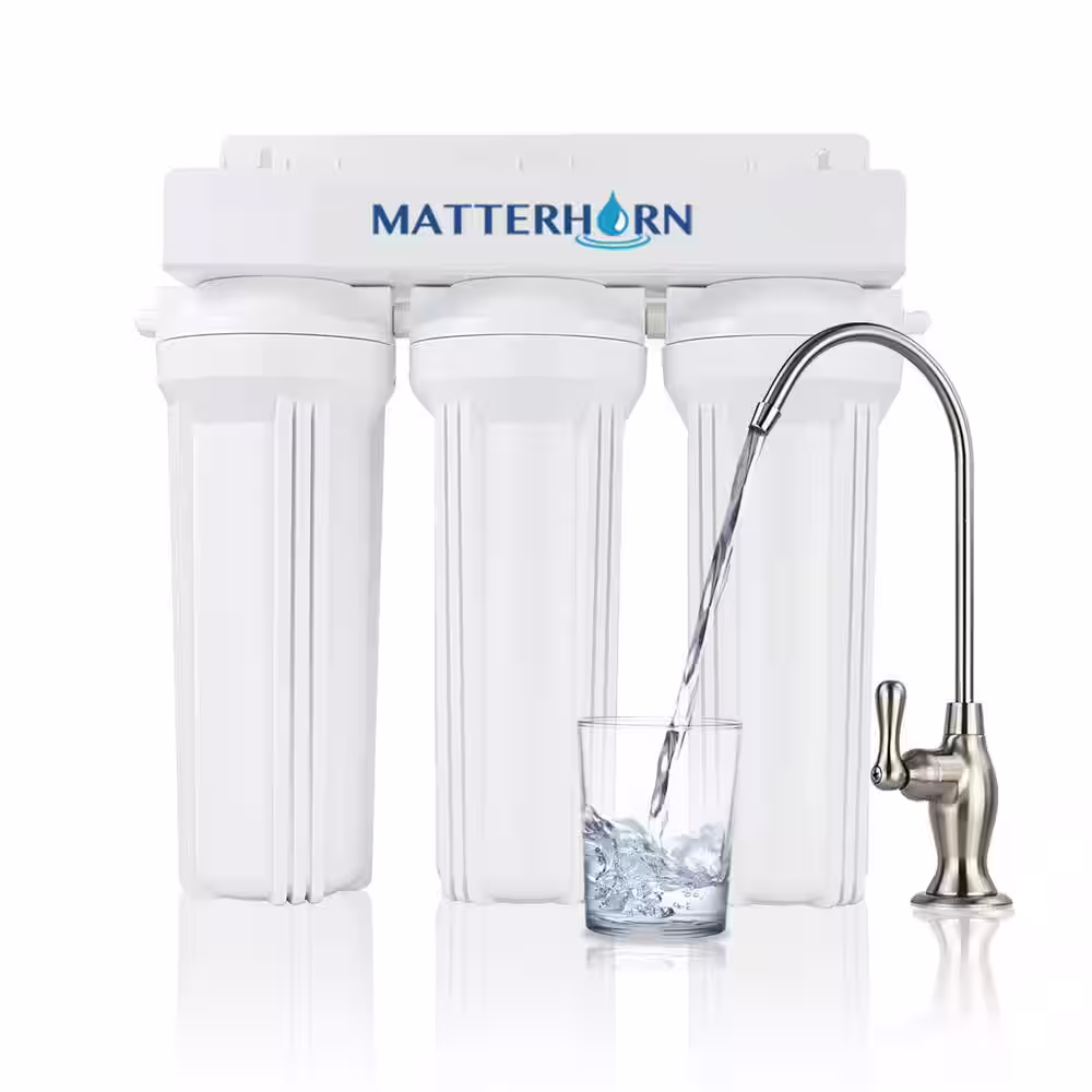Matterhorn 3-Stage High Performance Under the Counter System with Chlorine Removal