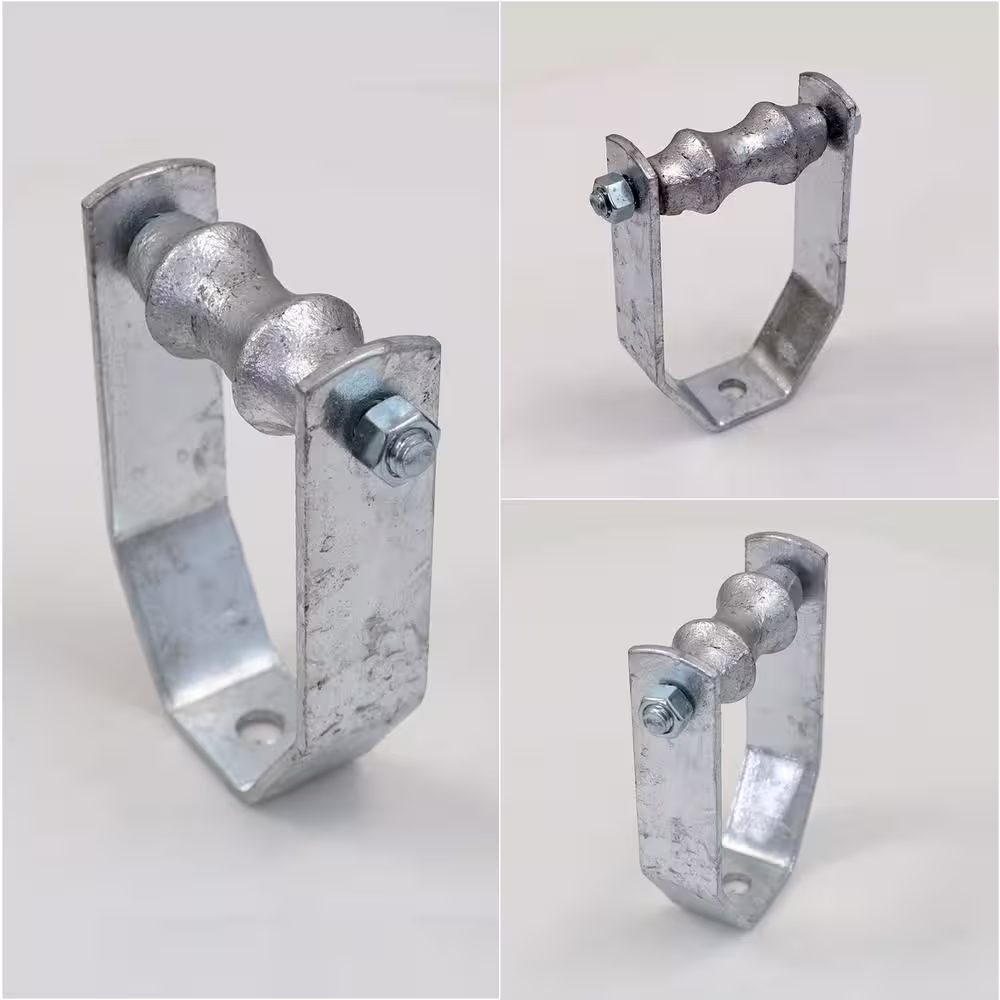 The Plumber's Choice 2 in. Galvanized Steel Hot Dipped Clevis Roller Hanger (5-Pack)