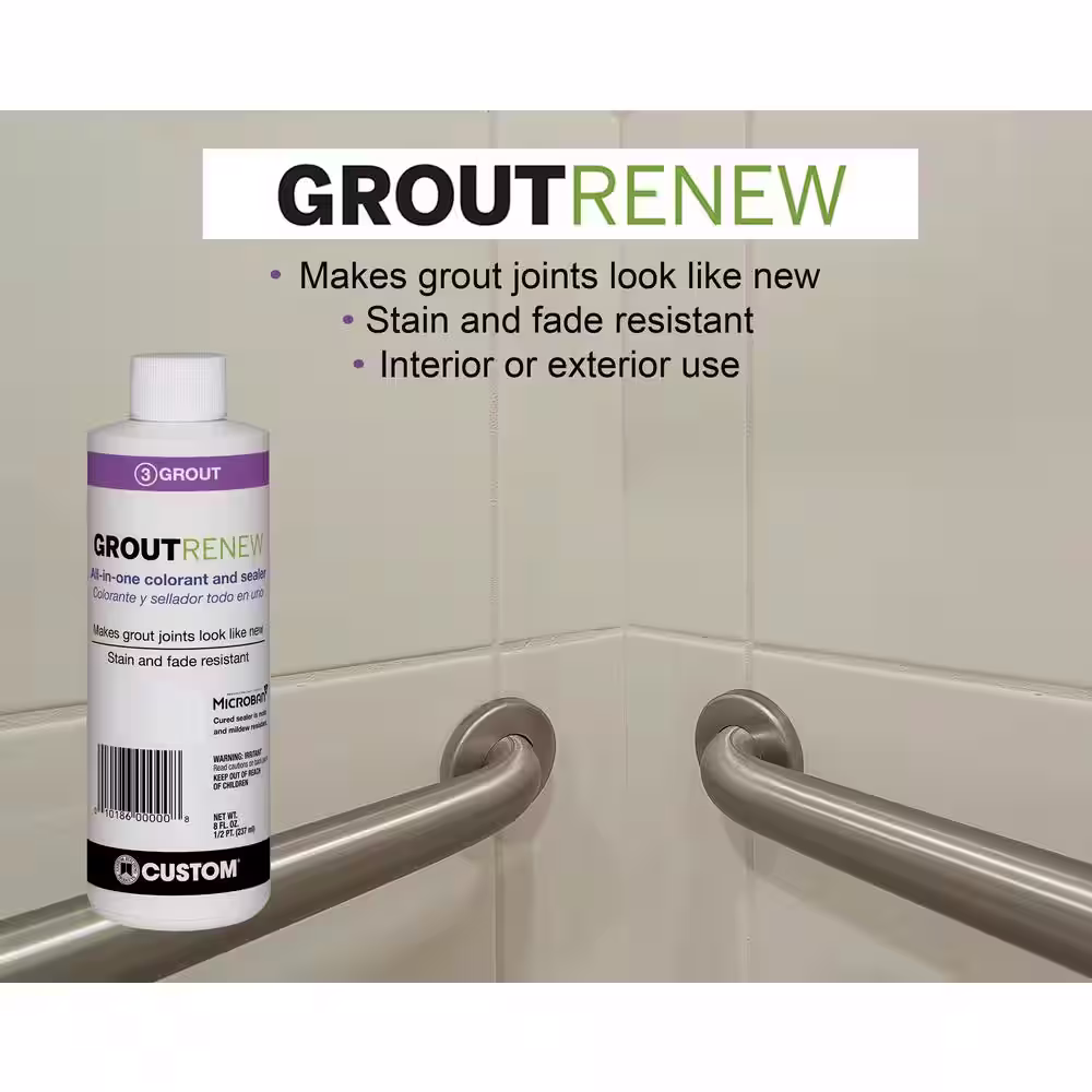 Custom Building Products Polyblend #386 Oyster Gray 8 oz. Grout Renew Colorant
