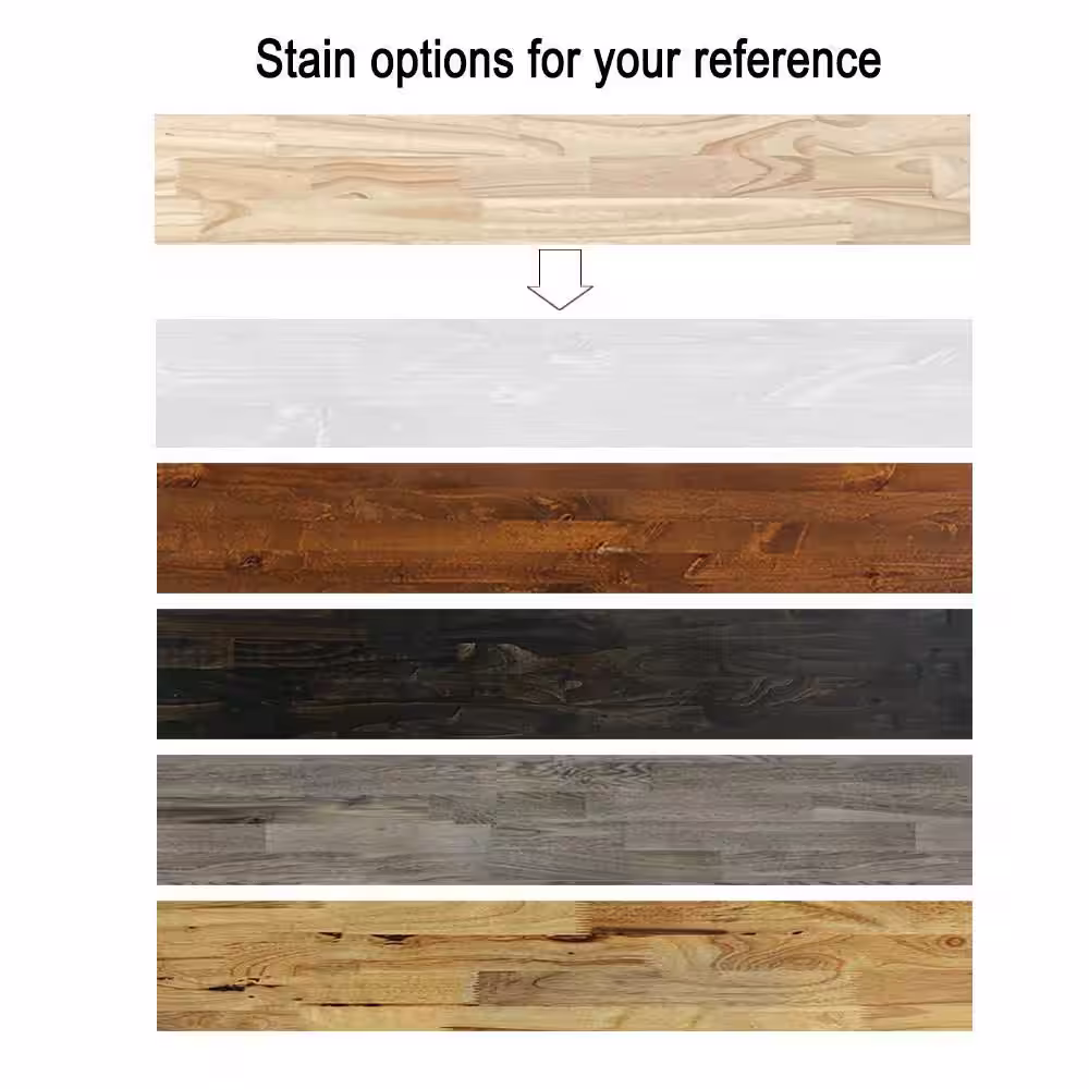 CALHOME 1/4 in. x 6 in. x 8 ft. Unfinished Pine Finger Joint Wood Decorative Wall Panel (1-Piece)