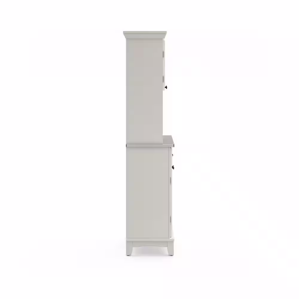 HOMESTYLES White Buffet with Hutch