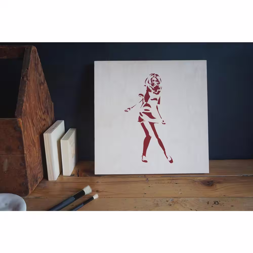 Stencil1 Gogo Girl Stencil