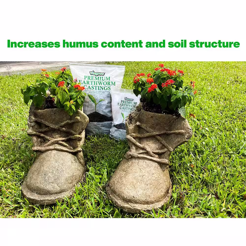 Viagrow 6 lbs. Earthworm Castings (2-Pack)