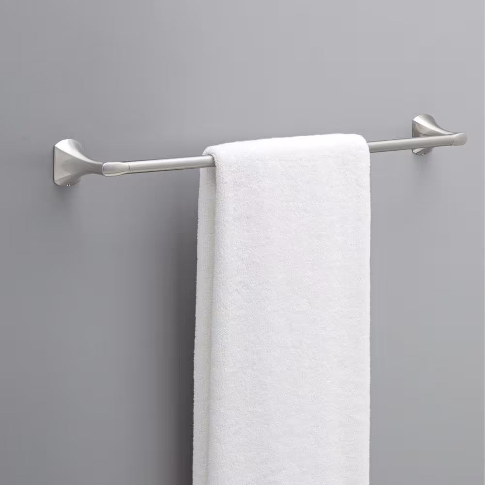 Delta Pierce 24 in. Towel Bar in Spotshield Brushed Nickel