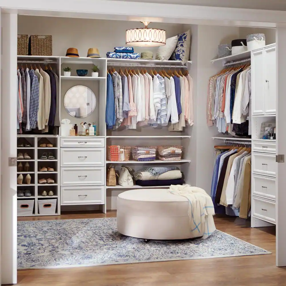 ClosetMaid Selectives 48 in. L x 14 in. D White Laminate Wall Mounted Shelf