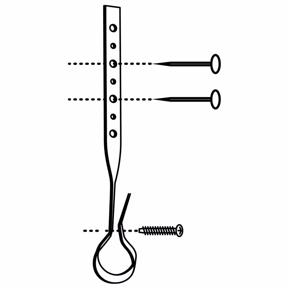 Oatey 2 in. Plastic Coated Galvanized DWV Pipe Hanger