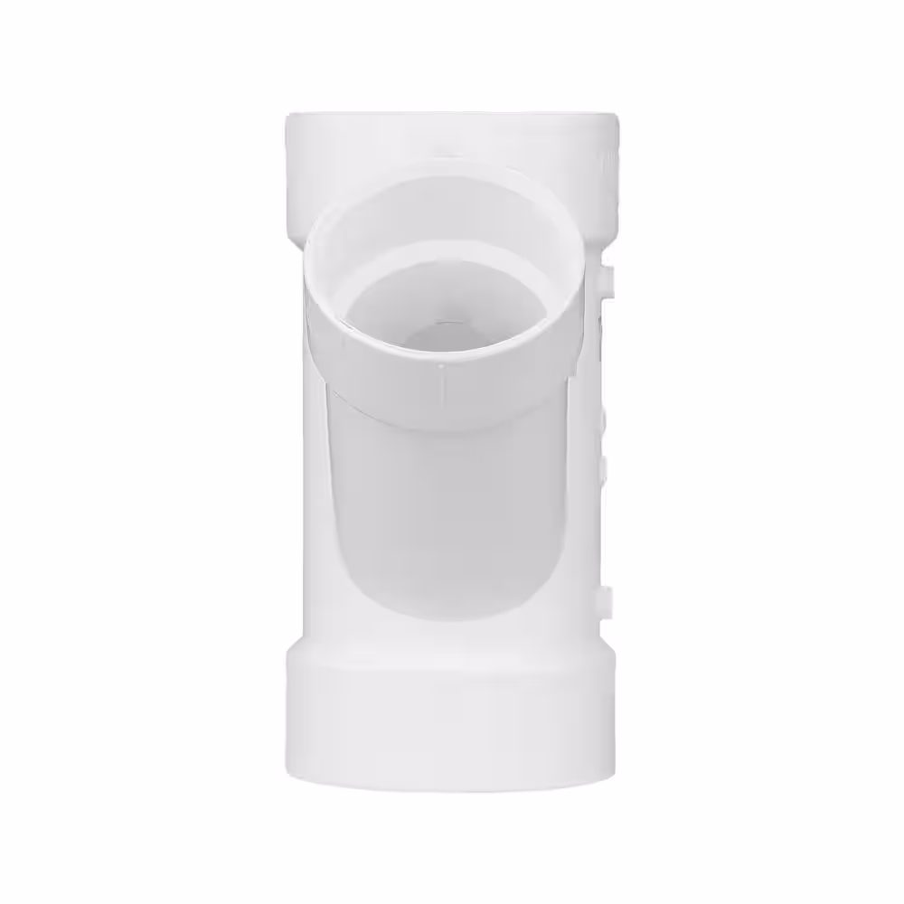 Charlotte Pipe 4 in. x 4 in. x 2 in. DWV PVC Wye Reducing Fitting
