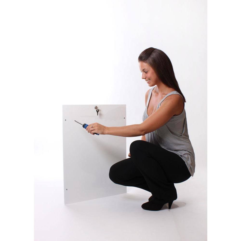 PlexiDor Performance Pet Doors 16 in. x 23.75 in. Chew Proof XLarge White Door Mount Dog Door