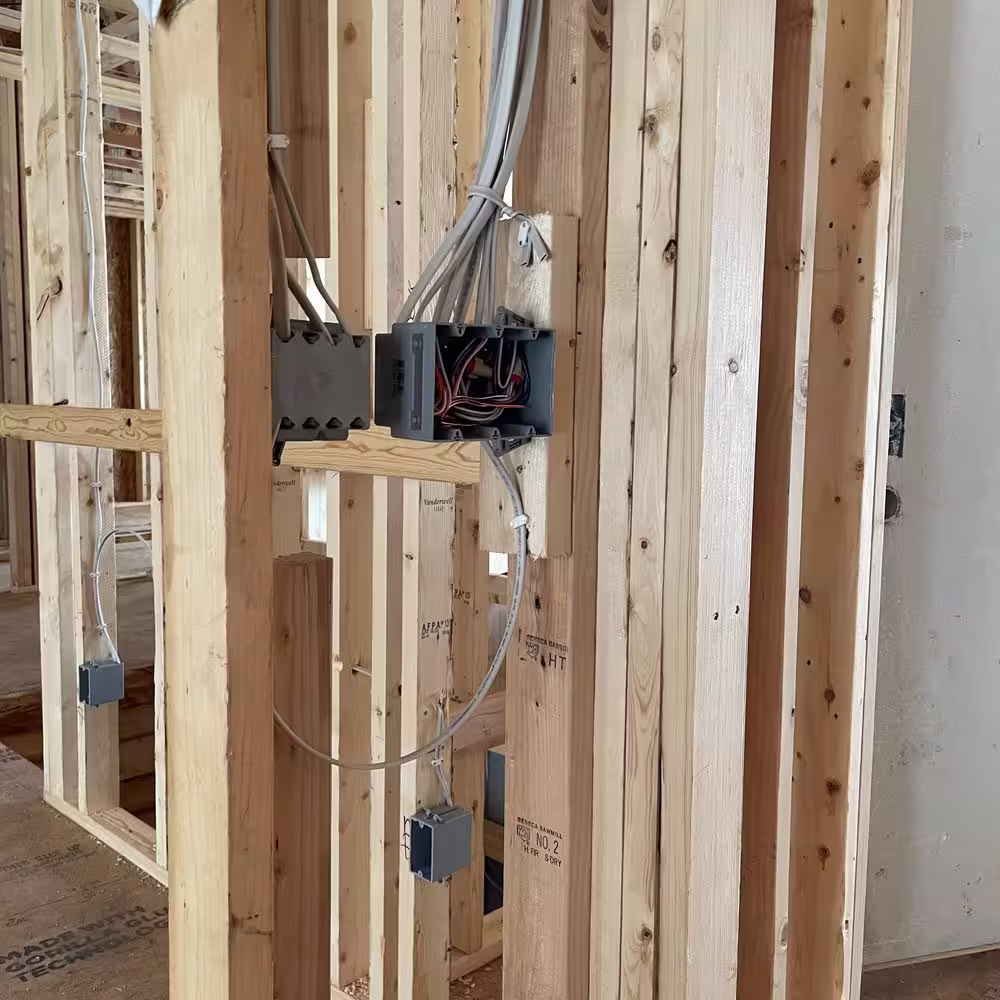 Legrand Pass & Seymour Slater Old Work 3 Gang 52 Cu. In. Plastic Swing Bracket Switch and Outlet Box with Quick/Click