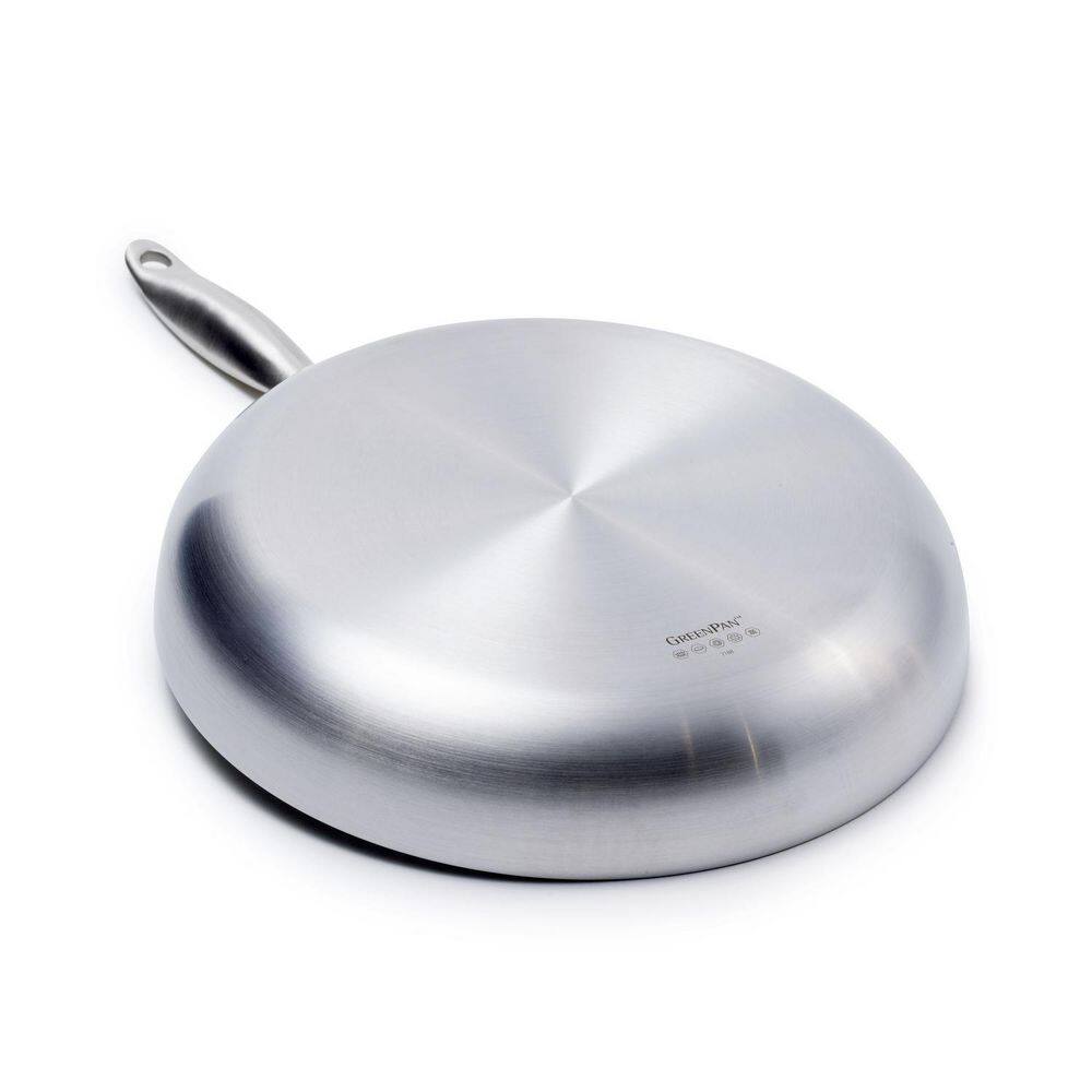 GreenPan Venice Pro Tri-Ply Stainless Steel Healthy Ceramic Nonstick 10