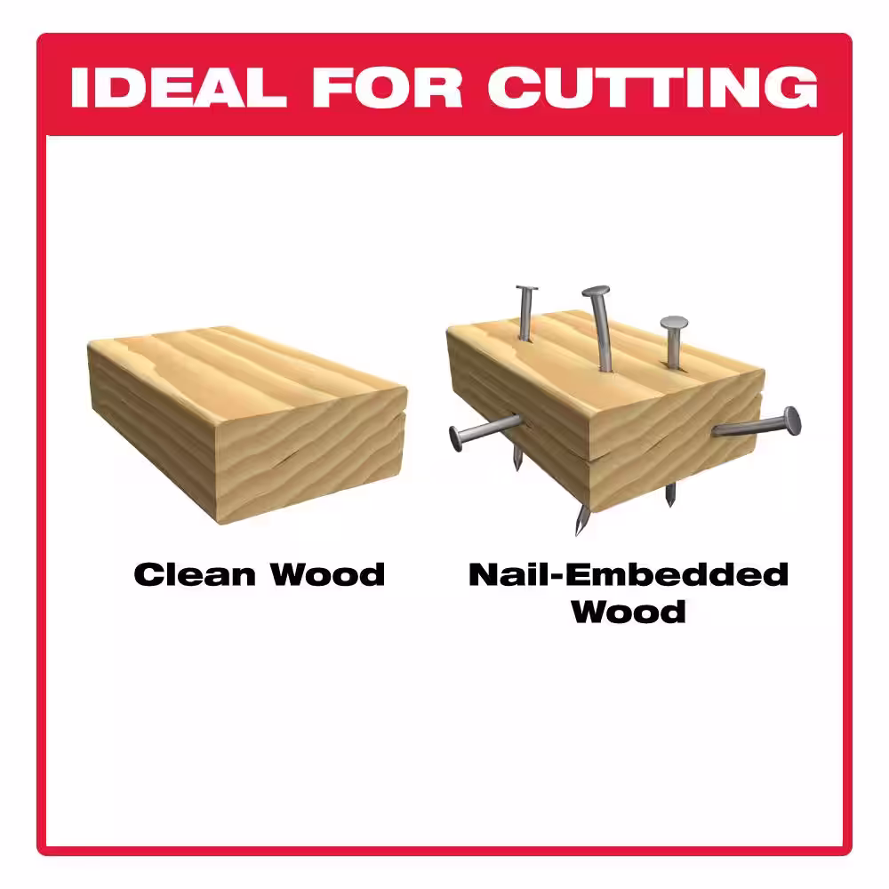 DIABLO 12 in. 4/6 Demo Demon TPI Bi-Metal Reciprocating Saw Blade for Nail-Embedded Wood Cutting