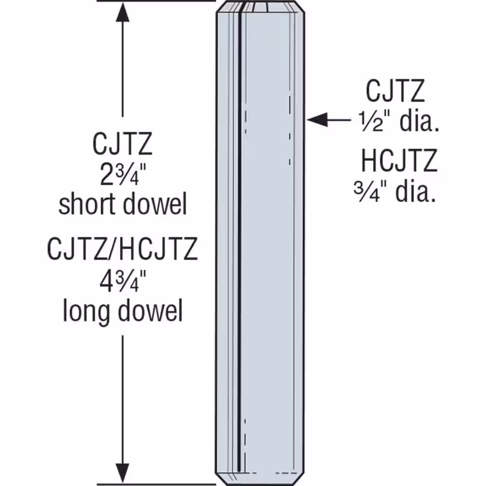 Simpson Strong-Tie 12-Gauge ZMAX Galvanized Concealed Joist Tie with (3) Long Pins