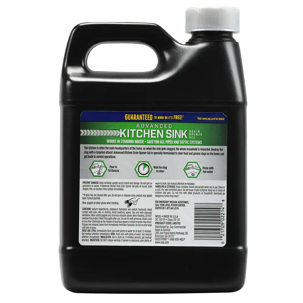 ZEP 32 oz. Advanced Kitchen Sink Drain Opener