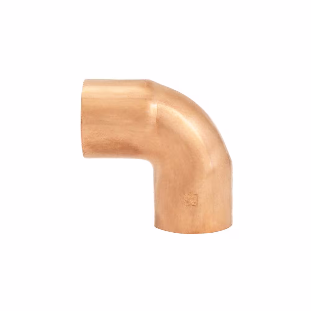 Everbilt 3/4 in. Copper Pressure 90-Degree Cup x Cup Elbow Fitting (10-Pack)