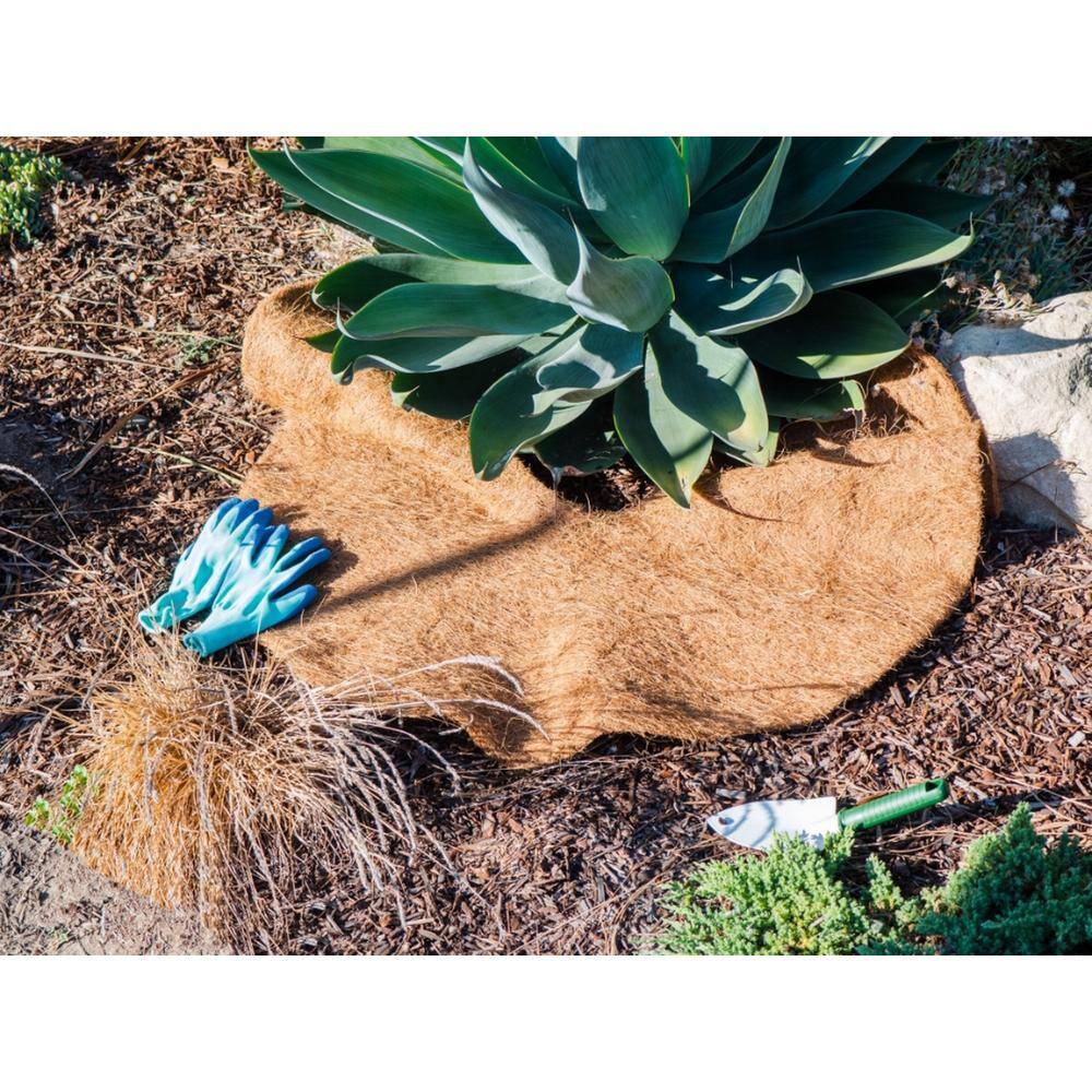 ENVELOR:Envelor 36 in. x 0.2 in. Coconut Fiber Mulch Tree Ring Protector Mat (3-Pack)