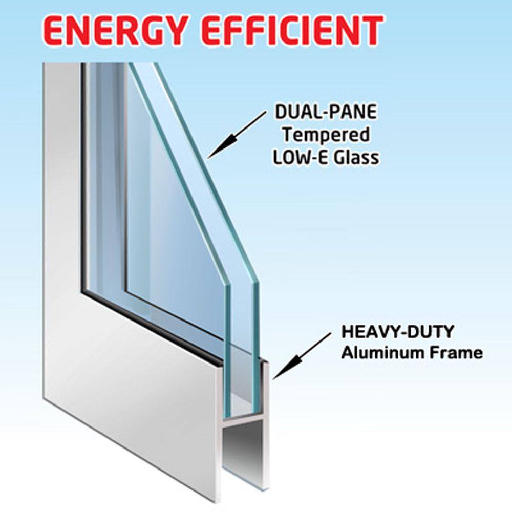 High Tech Pet 6.38 in. x 13.5 in. Weather and Energy Efficient Pet Door with Magnetic Closure for Extra Tall Height Patio Doors