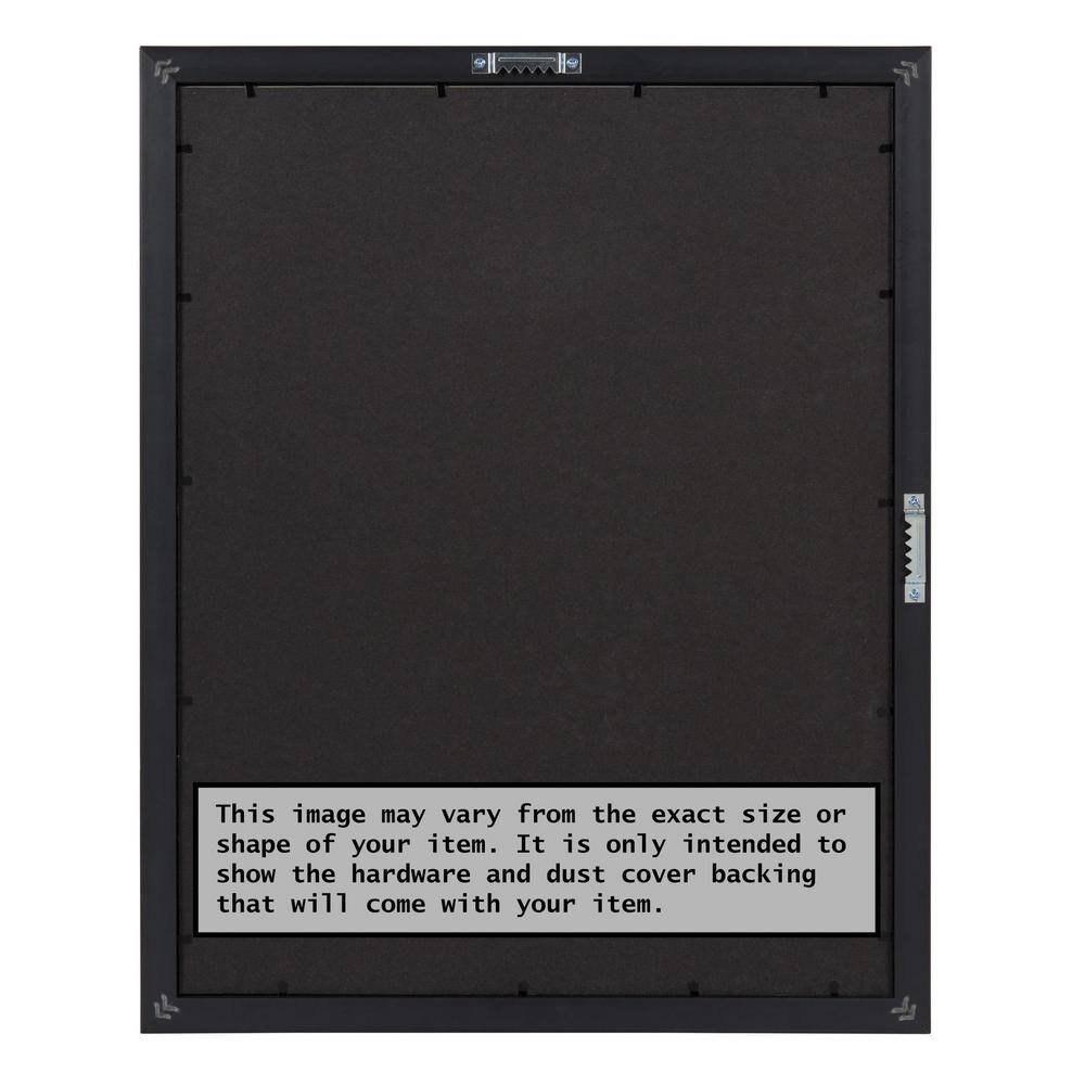 Amanti Art Accent Bronze Narrow Picture Frame Opening Size 24 x 36 in.