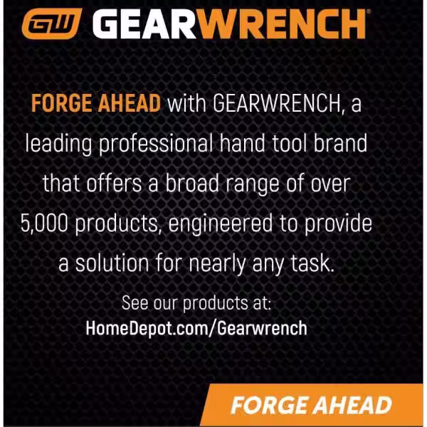 GEARWRENCH 5-1/4 in. x 5-3/4 in. Heavy Duty Oil Filter Wrench