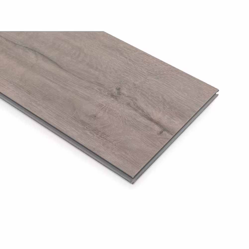 NewAge Products Gray Oak 28 MIL x 8.9 in. W x 46 in. L Click Lock Water Resistant Luxury Vinyl Plank Flooring (14.2 sqft/case)