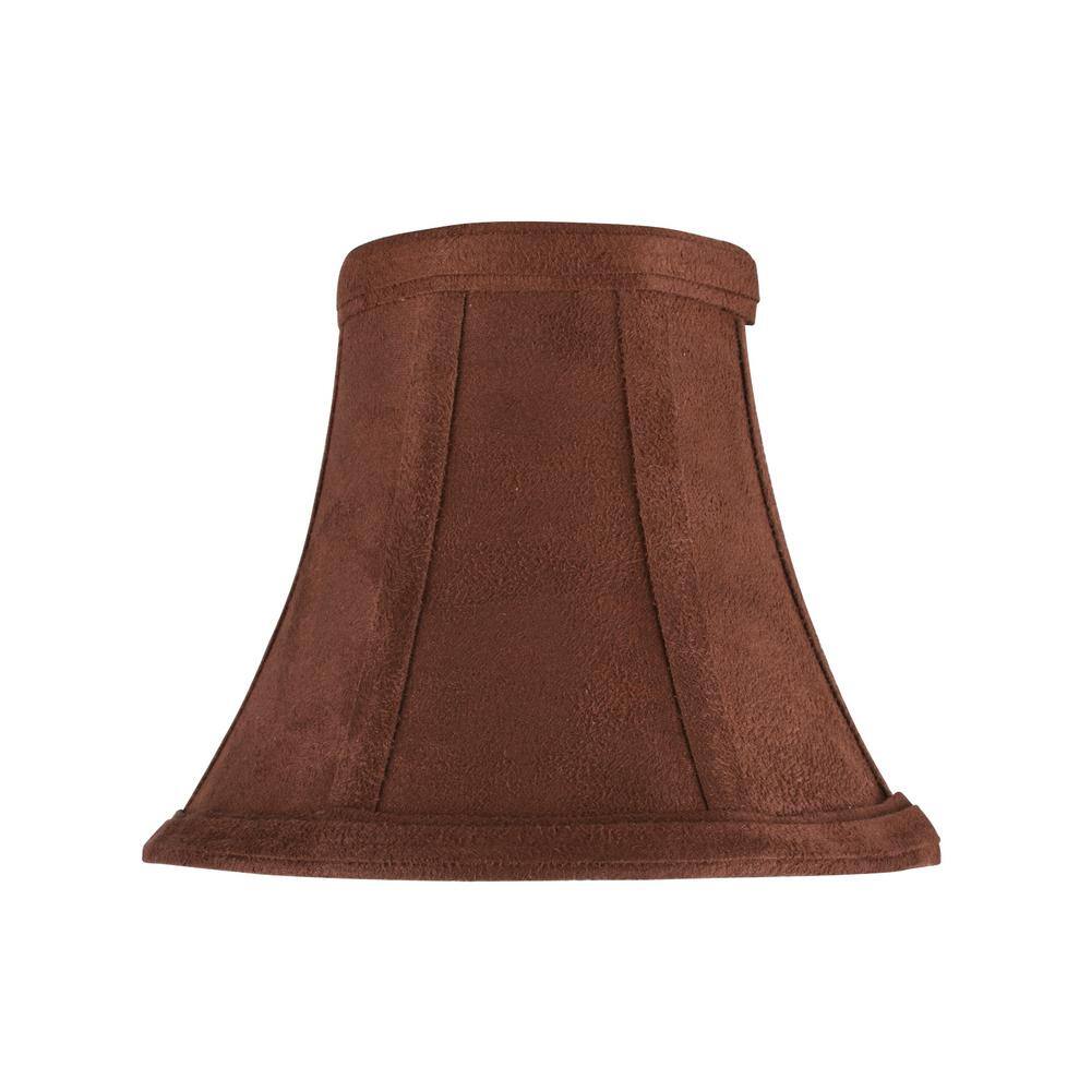 Aspen Creative Corporation 6 in. x 5 in. Dark Brown Bell Lamp Shade (9-Pack)
