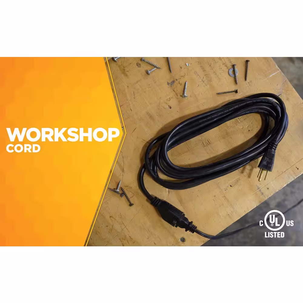 Woods 15 ft. 16/3 SJTW Outdoor Light-Duty Extension Cord