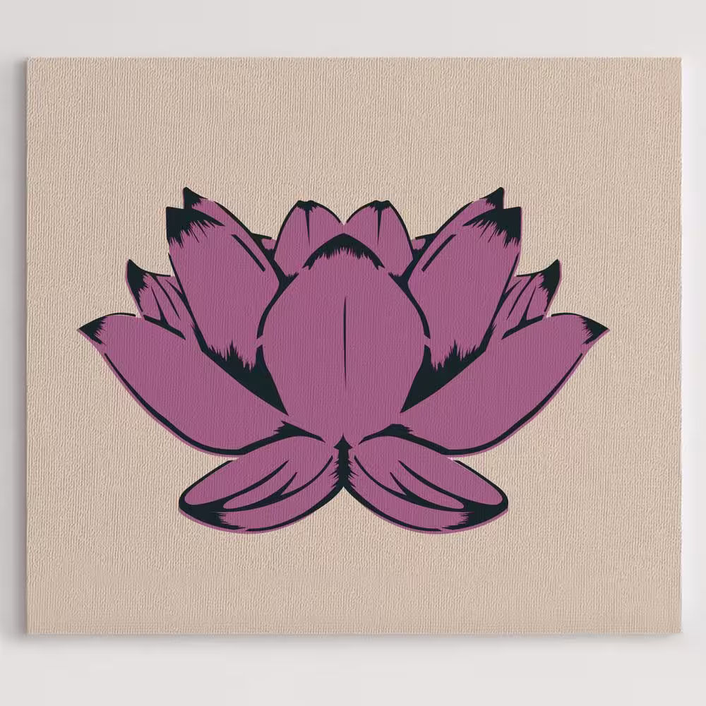 Stencil1 Lotus 2 Layer Stencil