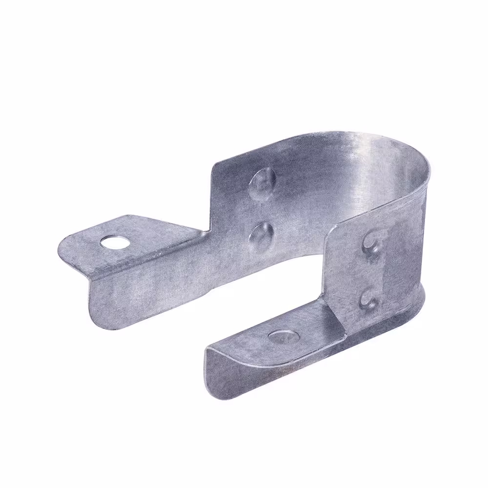 The Plumber's Choice 1-1/4 in. CPVC Side Mount Pipe Strap in Galvanized Steel