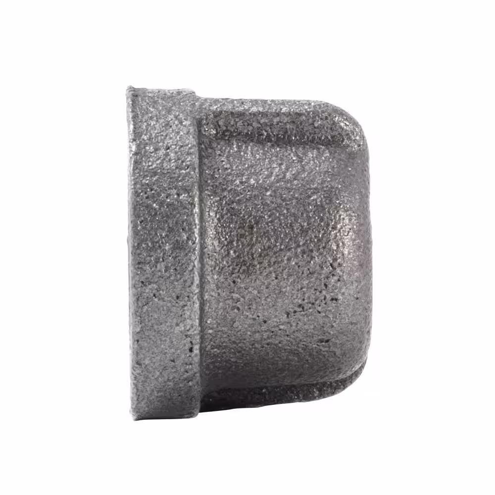 Southland 1/2 in. Black Malleable Iron Cap Fitting
