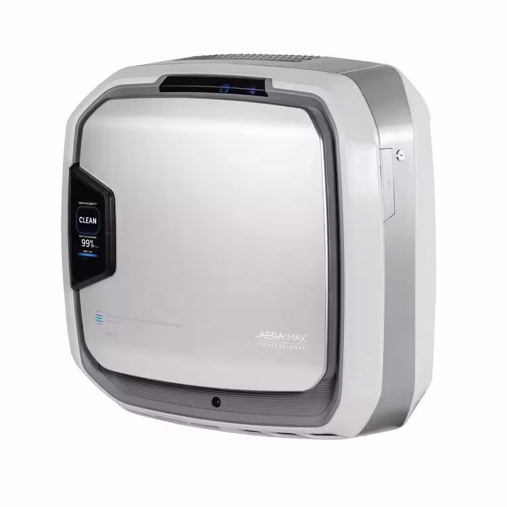 Fellowes AeraMax PureView Pro AM3 PC True HEPA 700 sq. ft. Wall-Mountable Allergen Remover Stainless Air Purifier