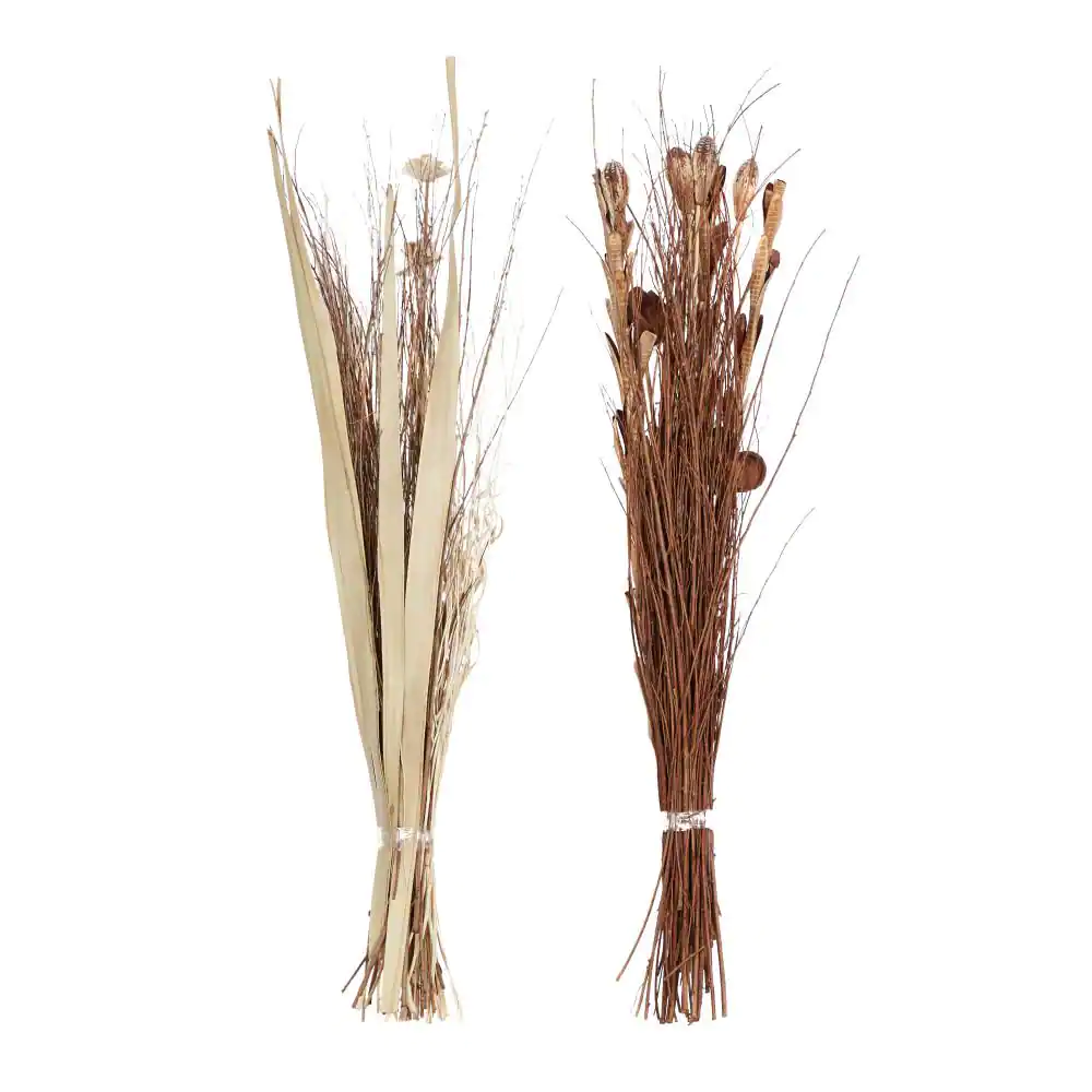 Litton Lane Foliage Natural Foliage (Set of 2)