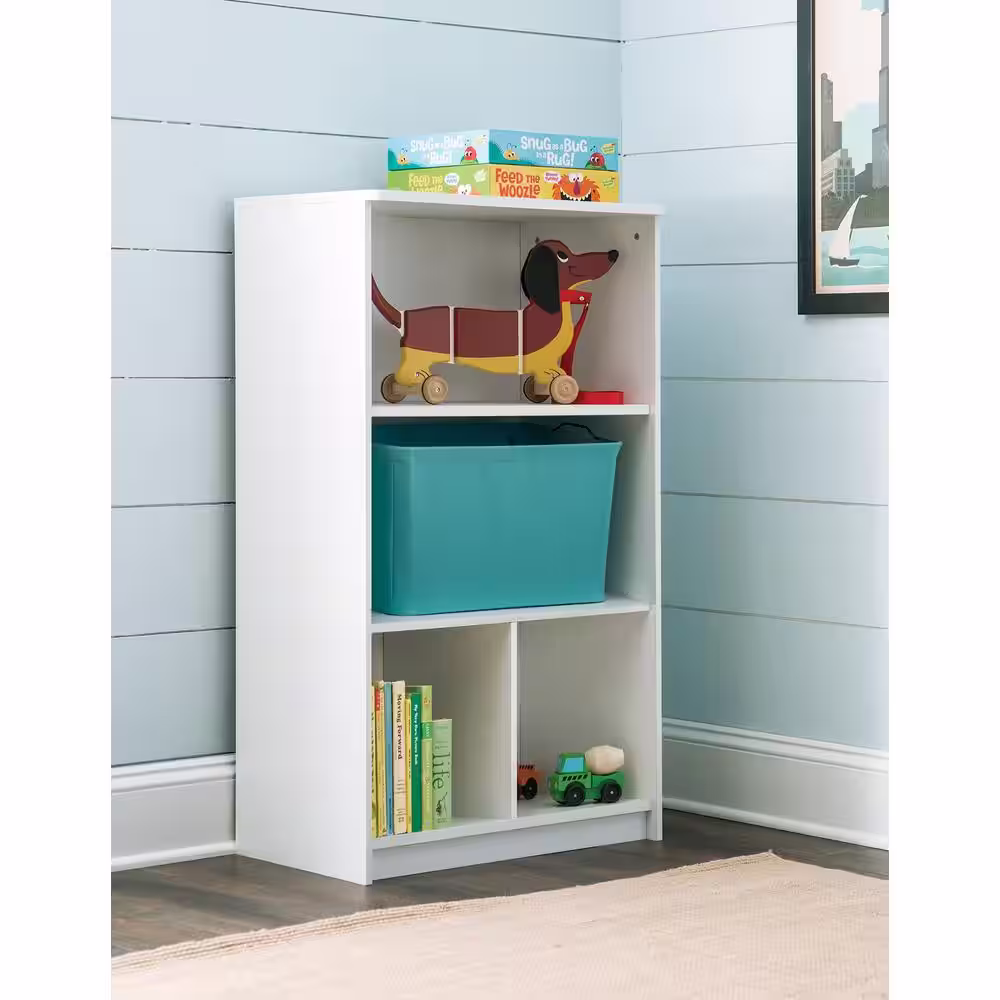 ClosetMaid KidSpace 24 in. W x 41 in. H White 2-Cube 2-Shelf Storage Organizer
