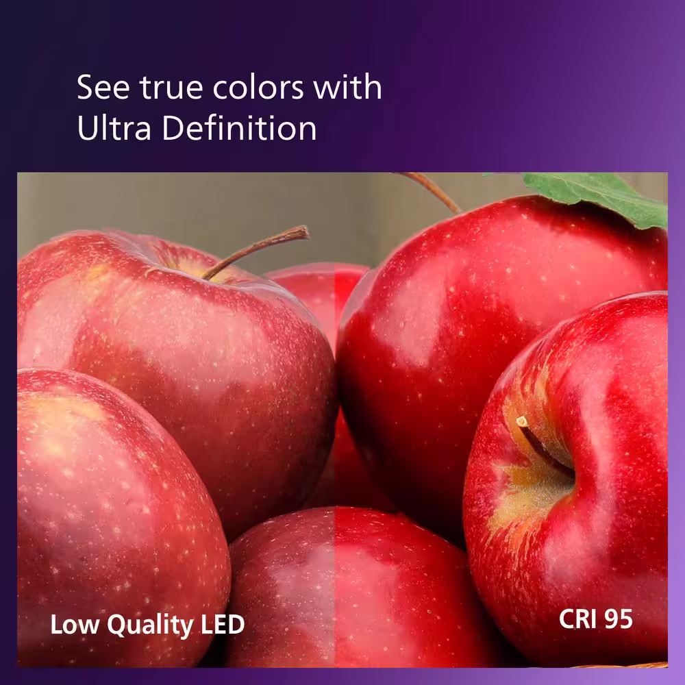 Philips 65-Watt Equivalent BR40 Ultra Definition Dimmable E26 LED Light Bulb Soft White with Warm Glow 2700K (1-Pack)