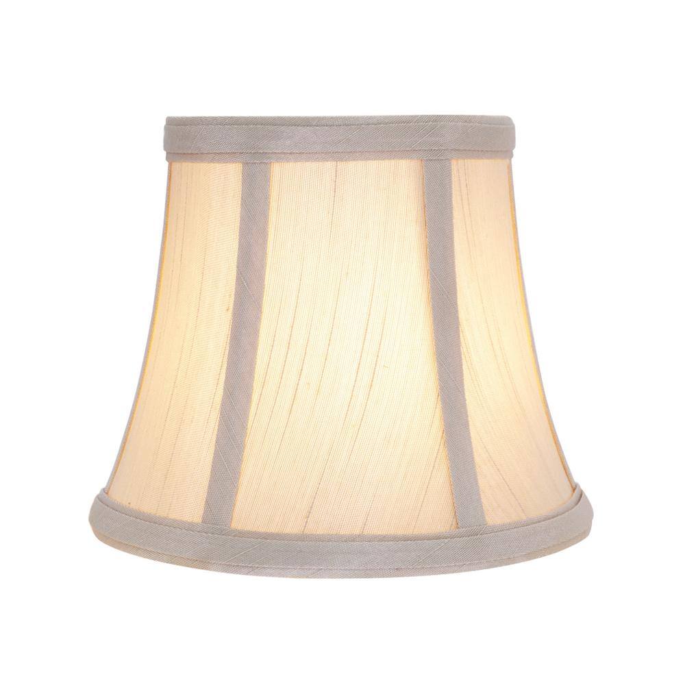 Aspen Creative Corporation 6 in. x 5 in. Ivory Bell Lamp Shade (6-Pack)